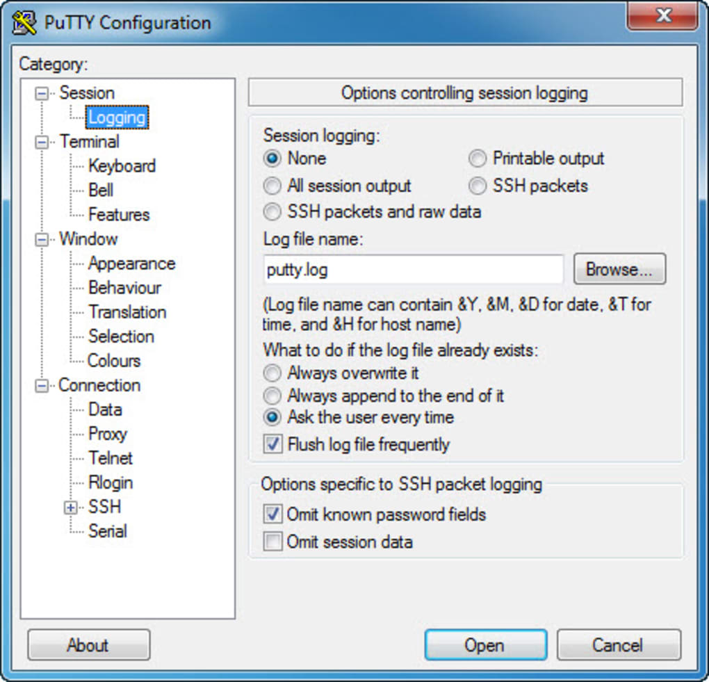 Putty Software Download Windows